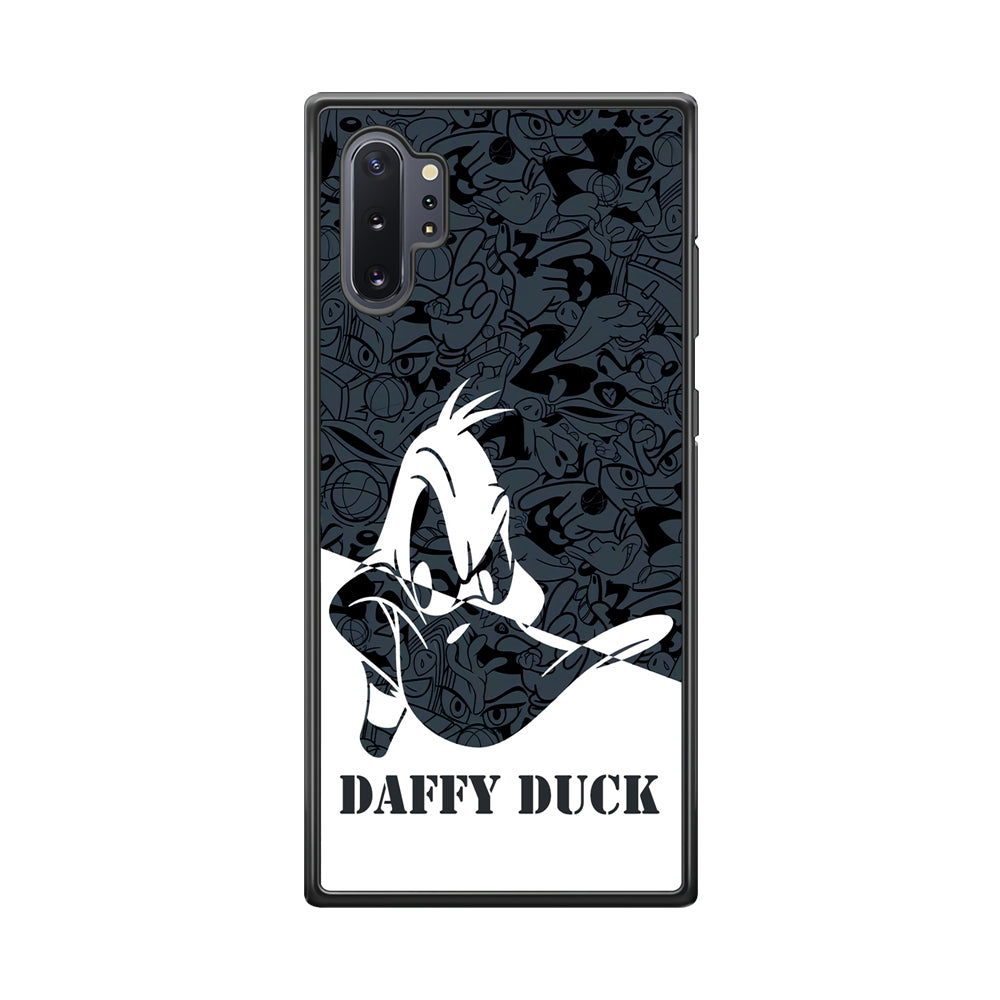 Daffy Duck Silhouette Of Pattern Samsung Galaxy Note 10 Plus Case