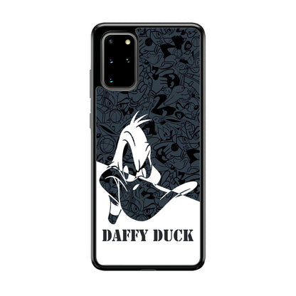 Daffy Duck Silhouette Of Pattern Samsung Galaxy S20 Plus Case