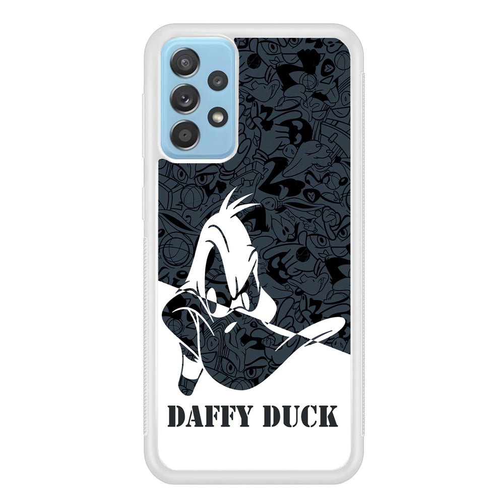 Daffy Duck Silhouette Of Pattern Samsung Galaxy A52 Case