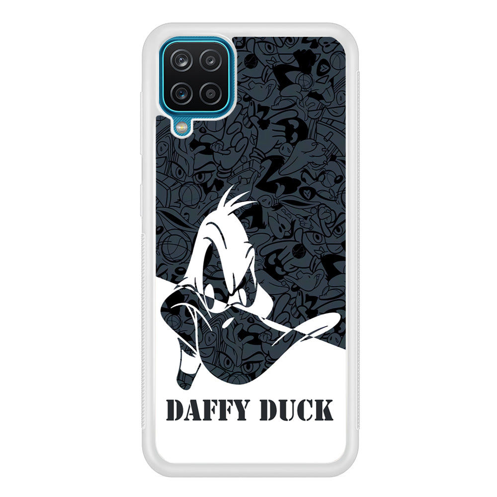 Daffy Duck Silhouette Of Pattern Samsung Galaxy A12 Case