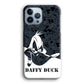 Daffy Duck Silhouette Of Pattern iPhone 14 Pro Case