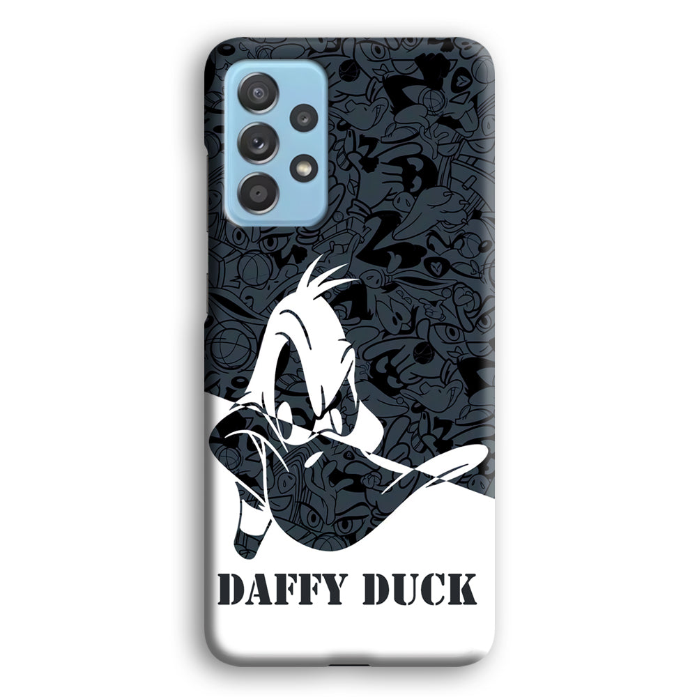 Daffy Duck Silhouette Of Pattern Samsung Galaxy A52 Case