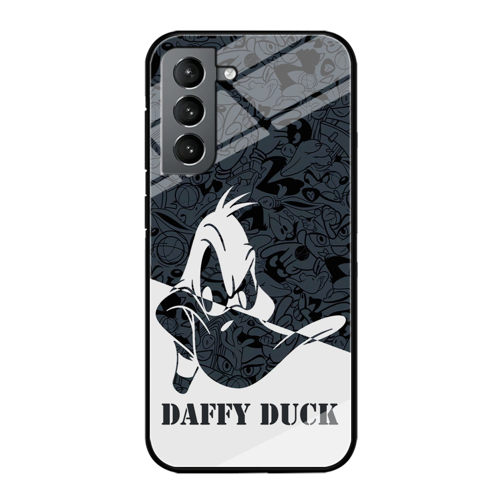 Daffy Duck Silhouette Of Pattern Samsung Galaxy S21 Case