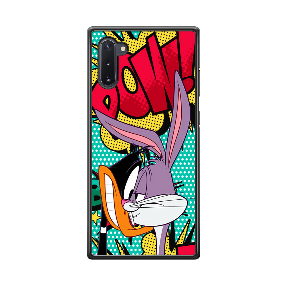 Daffy Duck Versus Bugs Bunny Battle Samsung Galaxy Note 10 Case