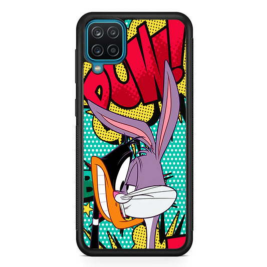 Daffy Duck Versus Bugs Bunny Battle Samsung Galaxy A12 Case