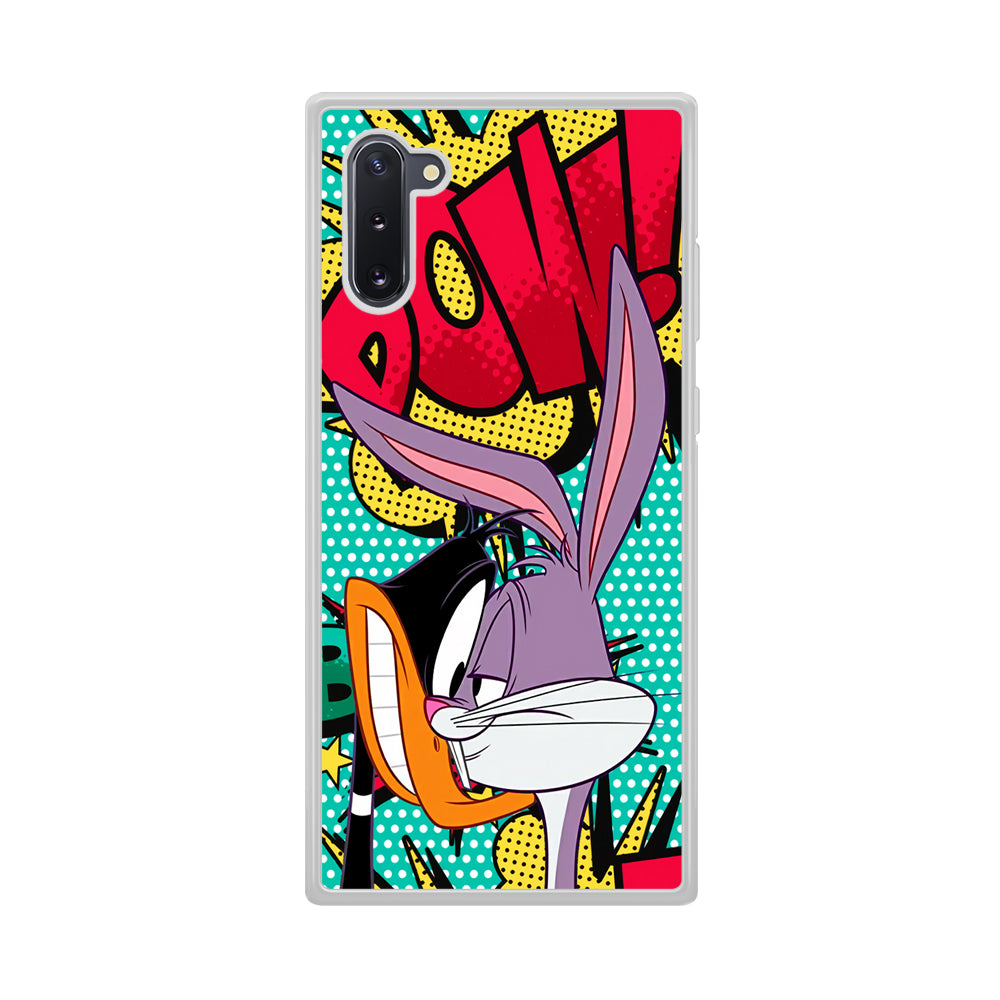 Daffy Duck Versus Bugs Bunny Battle Samsung Galaxy Note 10 Case
