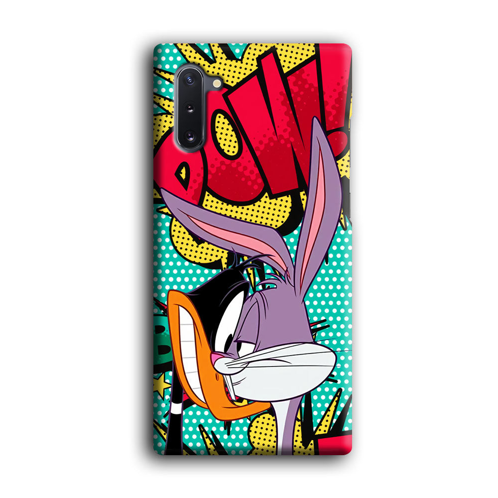 Daffy Duck Versus Bugs Bunny Battle Samsung Galaxy Note 10 Case