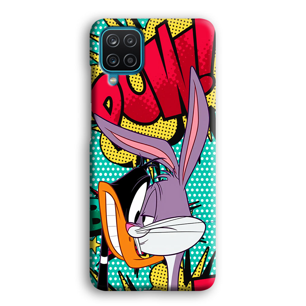 Daffy Duck Versus Bugs Bunny Battle Samsung Galaxy A12 Case