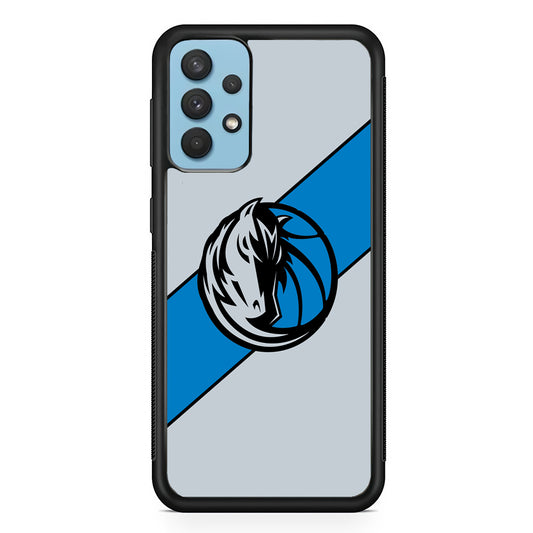 Dallas Mavericks Stripe Blue Samsung Galaxy A32 Case