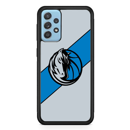 Dallas Mavericks Stripe Blue Samsung Galaxy A72 Case