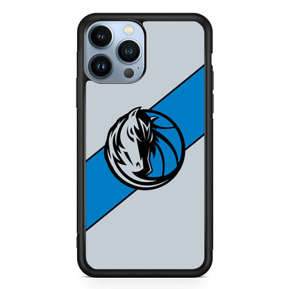 Dallas Mavericks Stripe Blue iPhone 15 Pro Case