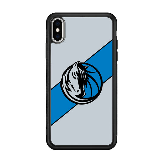 Dallas Mavericks Stripe Blue iPhone Xs Max Case
