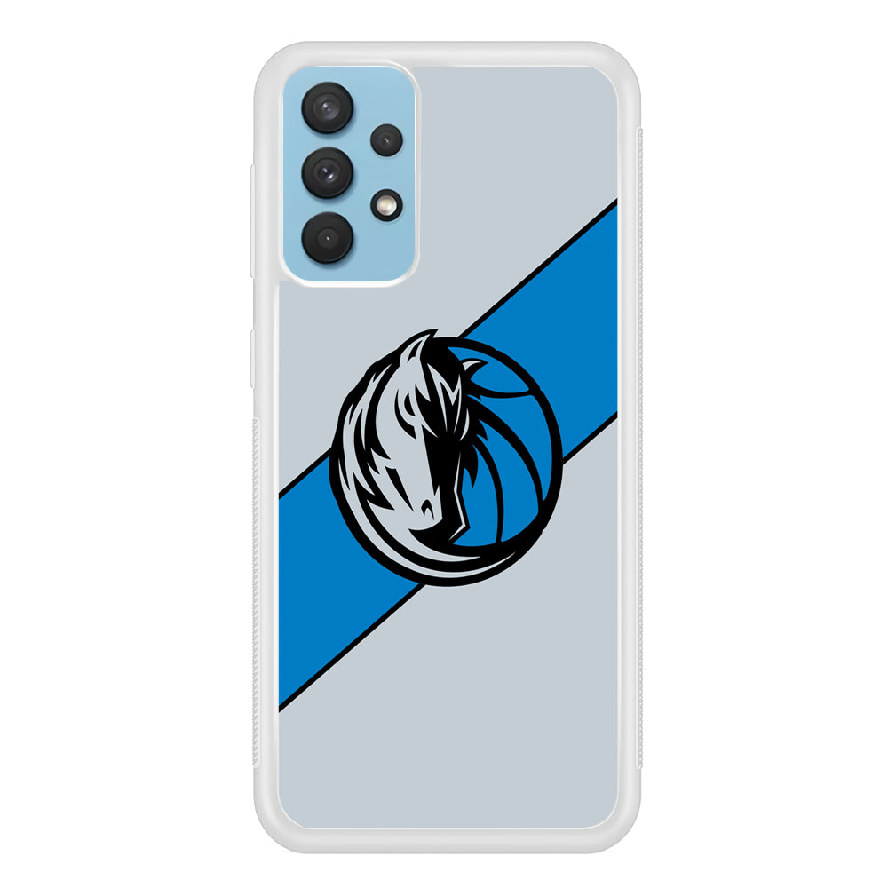 Dallas Mavericks Stripe Blue Samsung Galaxy A32 Case