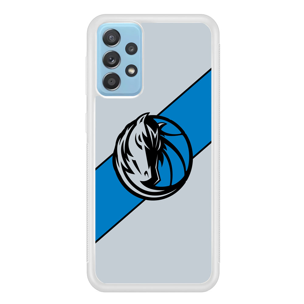 Dallas Mavericks Stripe Blue Samsung Galaxy A72 Case