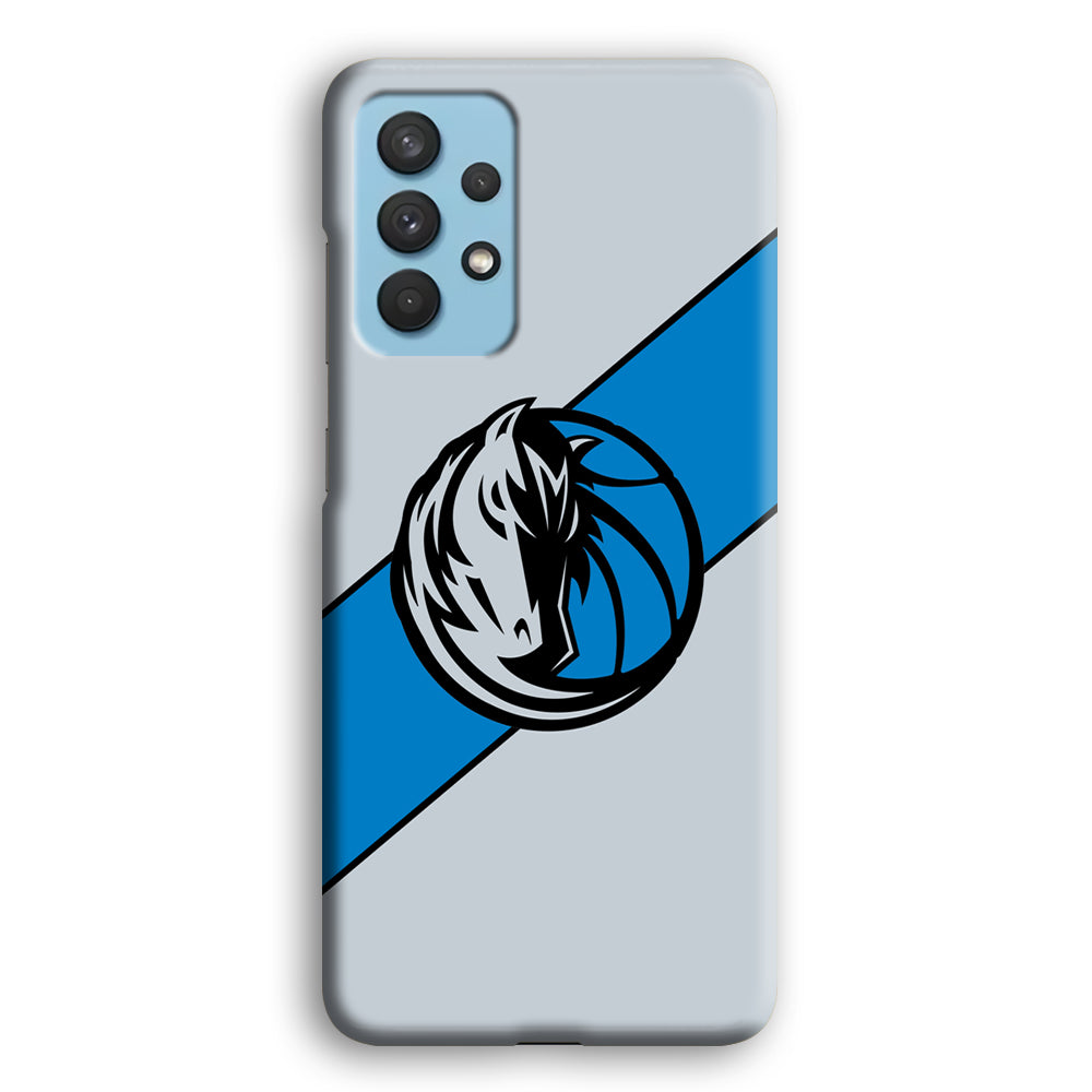 Dallas Mavericks Stripe Blue Samsung Galaxy A32 Case