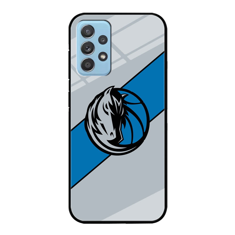 Dallas Mavericks Stripe Blue Samsung Galaxy A72 Case