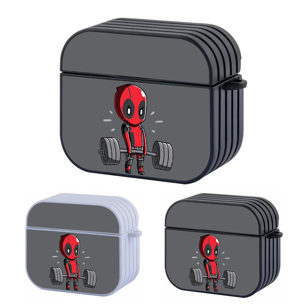 Deadpool Exercise Hard Plastic Case Cover For Apple Airpods 3