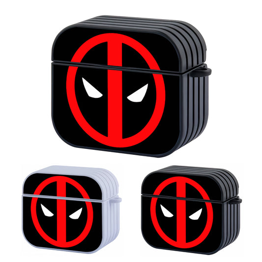 Deadpool Symbol Hero Hard Plastic Case Cover For Apple Airpods 3