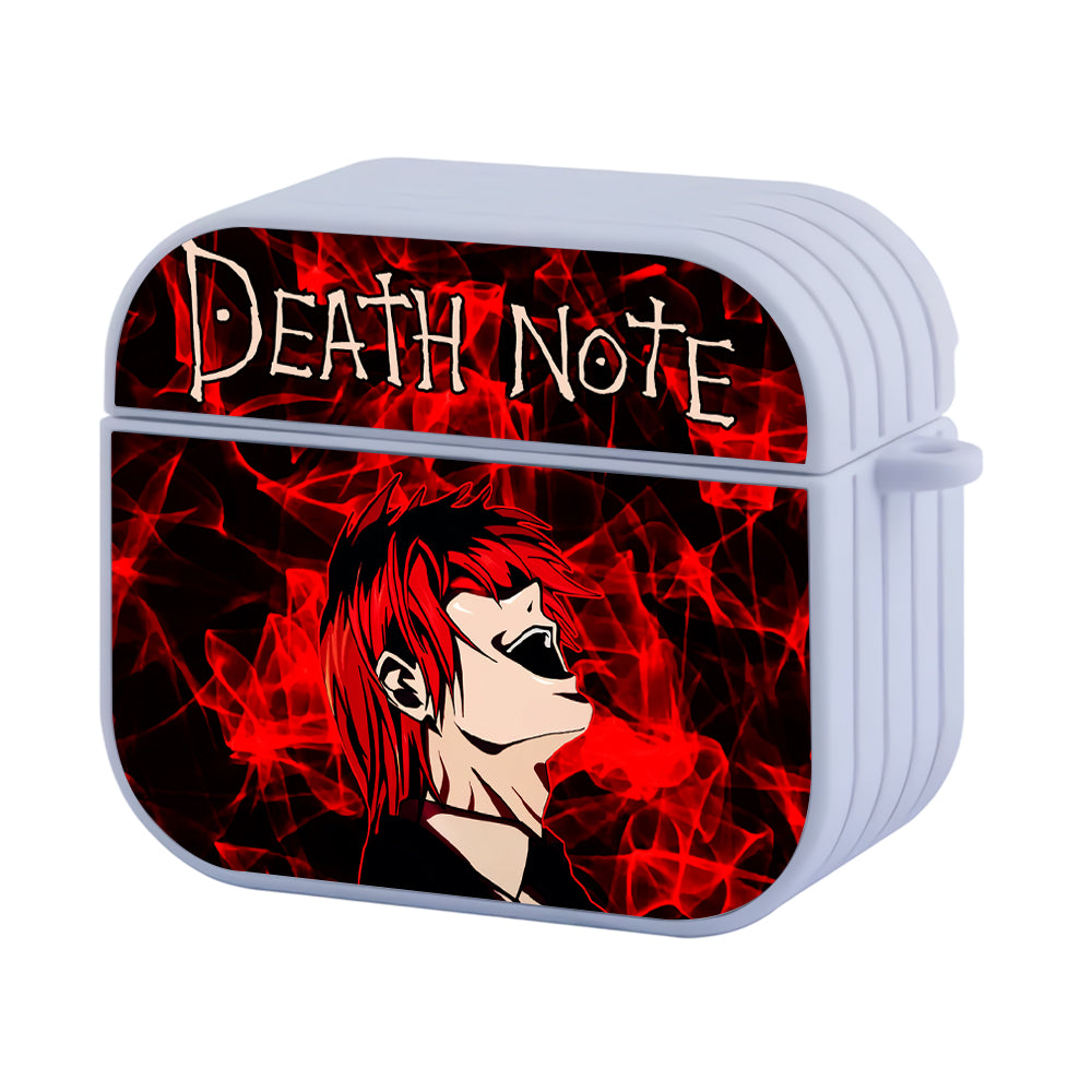 Death Note Light Yagami Character Hard Plastic Case Cover For Apple Airpods 3