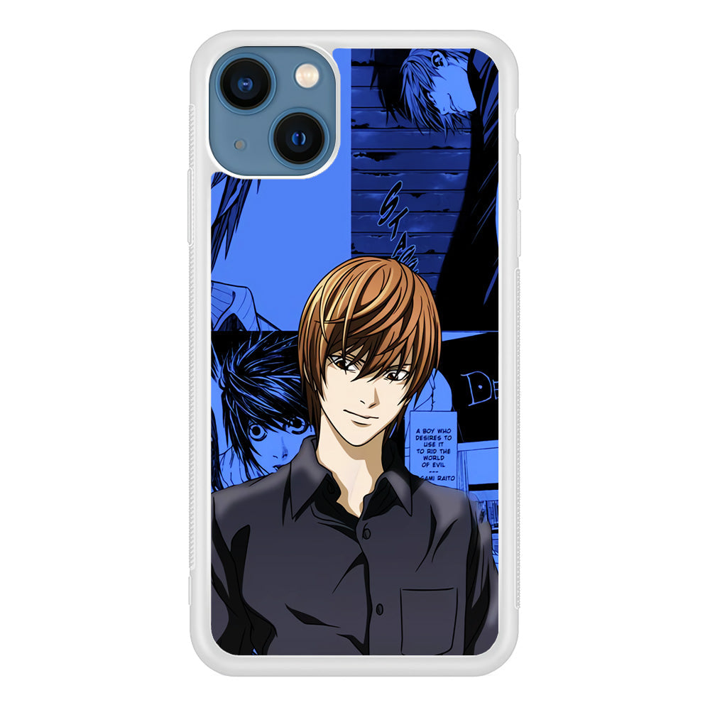 Death Note Light Yagami Comic iPhone 15 Case