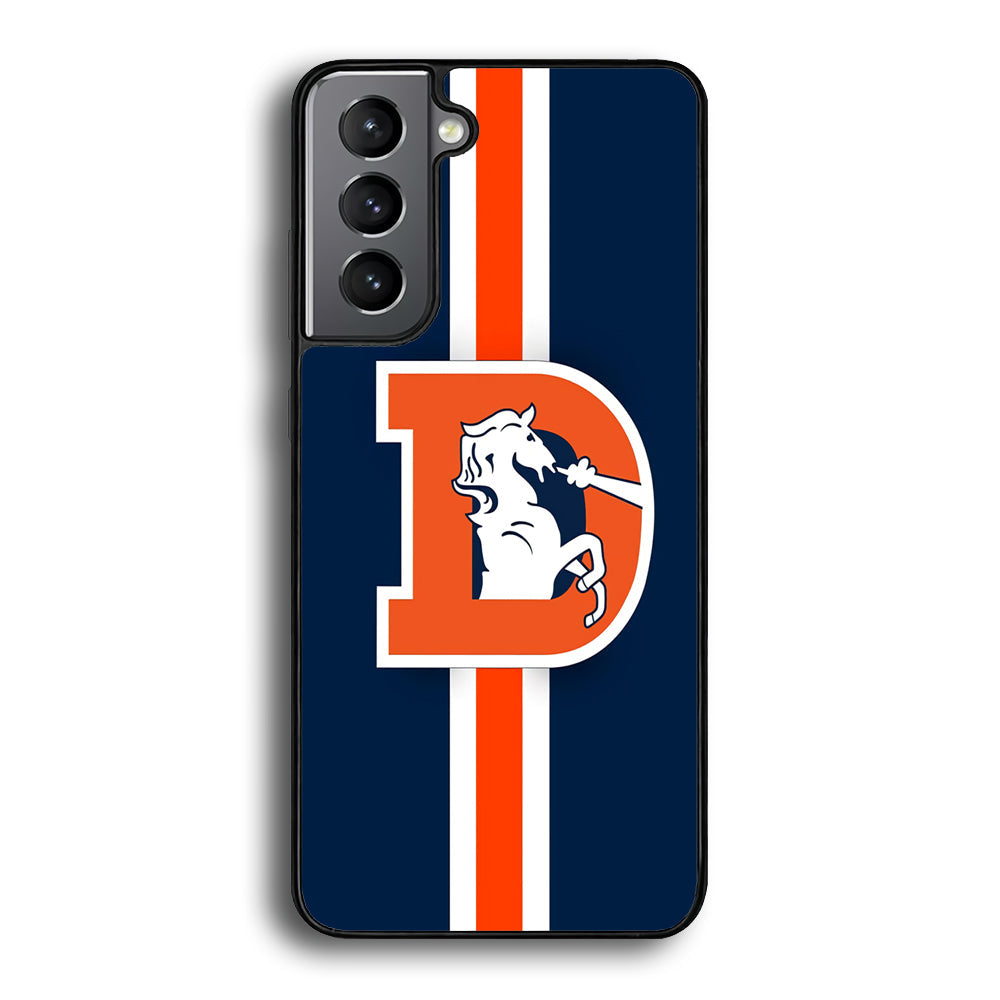 Denver Broncos Stripe Samsung Galaxy S23 Plus Case - Ezzystore