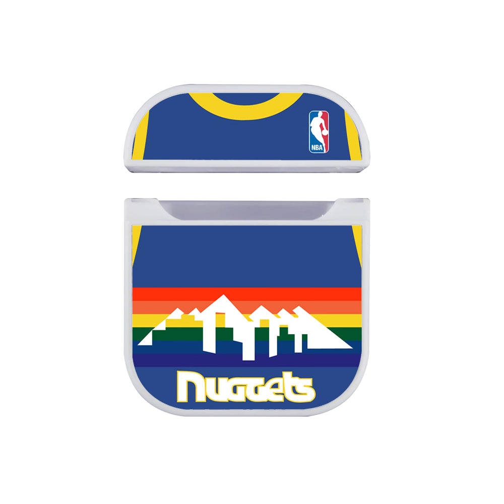 Denver Nuggets Jersey Team Hard Plastic Case Cover For Apple Airpods