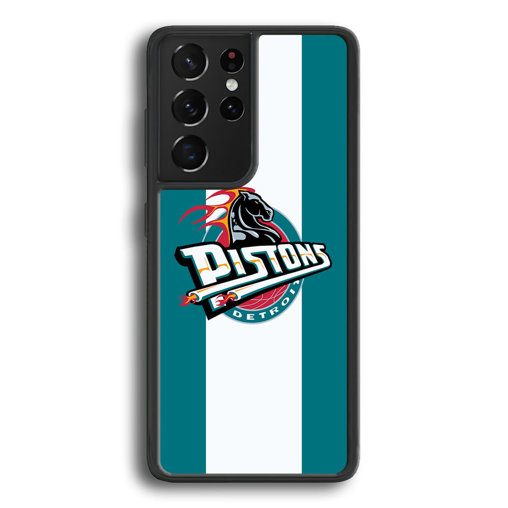 Detroit Pistons NBA Team Samsung Galaxy S24 Ultra Case - Ezzystore