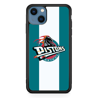 Detroit Pistons NBA Team iPhone 15 Case