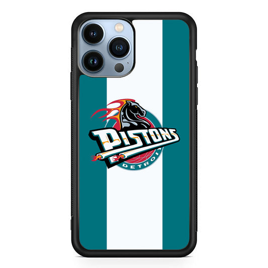 Detroit Pistons NBA Team iPhone 14 Pro Case