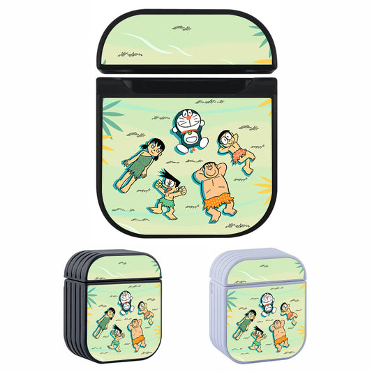 Doraemon Enjoy Adventures Hard Plastic Case Cover For Apple Airpods