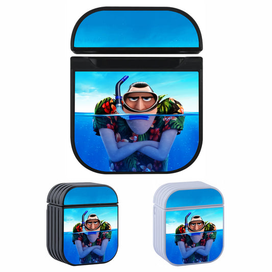 Dracula Hotel Transylvania Snorkeling Hard Plastic Case Cover For Apple Airpods