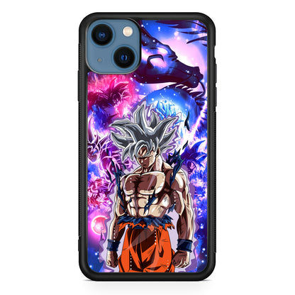 Dragon Ball Z Saiyan Determination iPhone 15 Plus Case