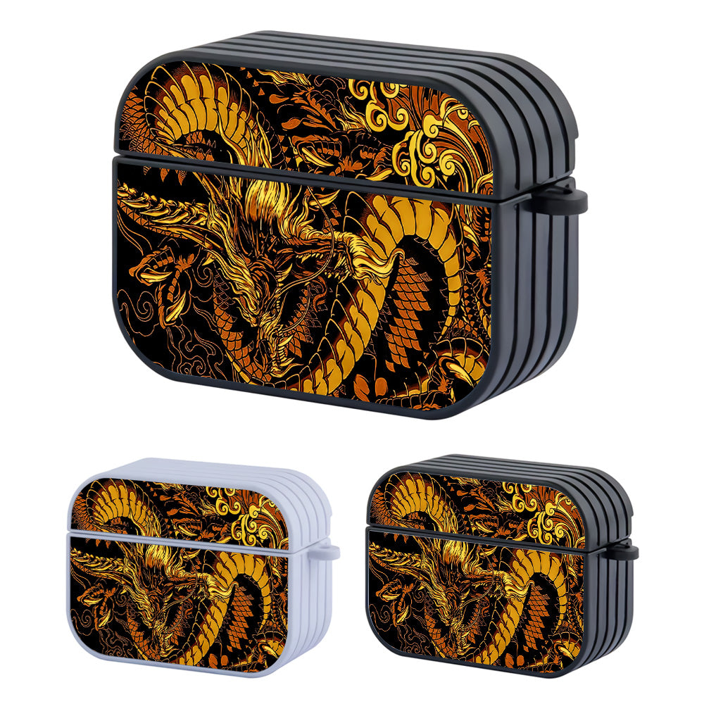 Dragon Japanese Mythology Hard Plastic Case Cover For Apple Airpods Pro