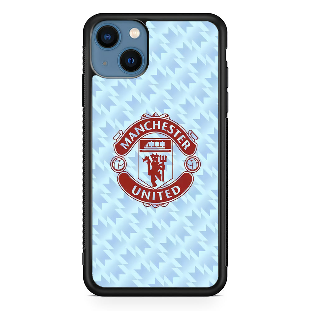 EPL Manchester United Pattern of Jersey iPhone 15 Plus Case
