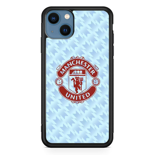 EPL Manchester United Pattern of Jersey iPhone 15 Plus Case