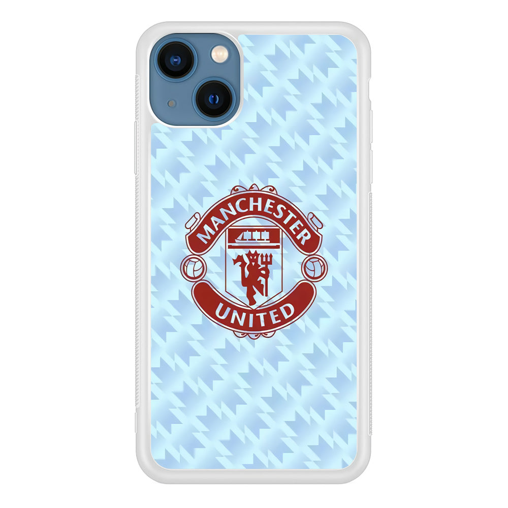 EPL Manchester United Pattern of Jersey iPhone 15 Plus Case