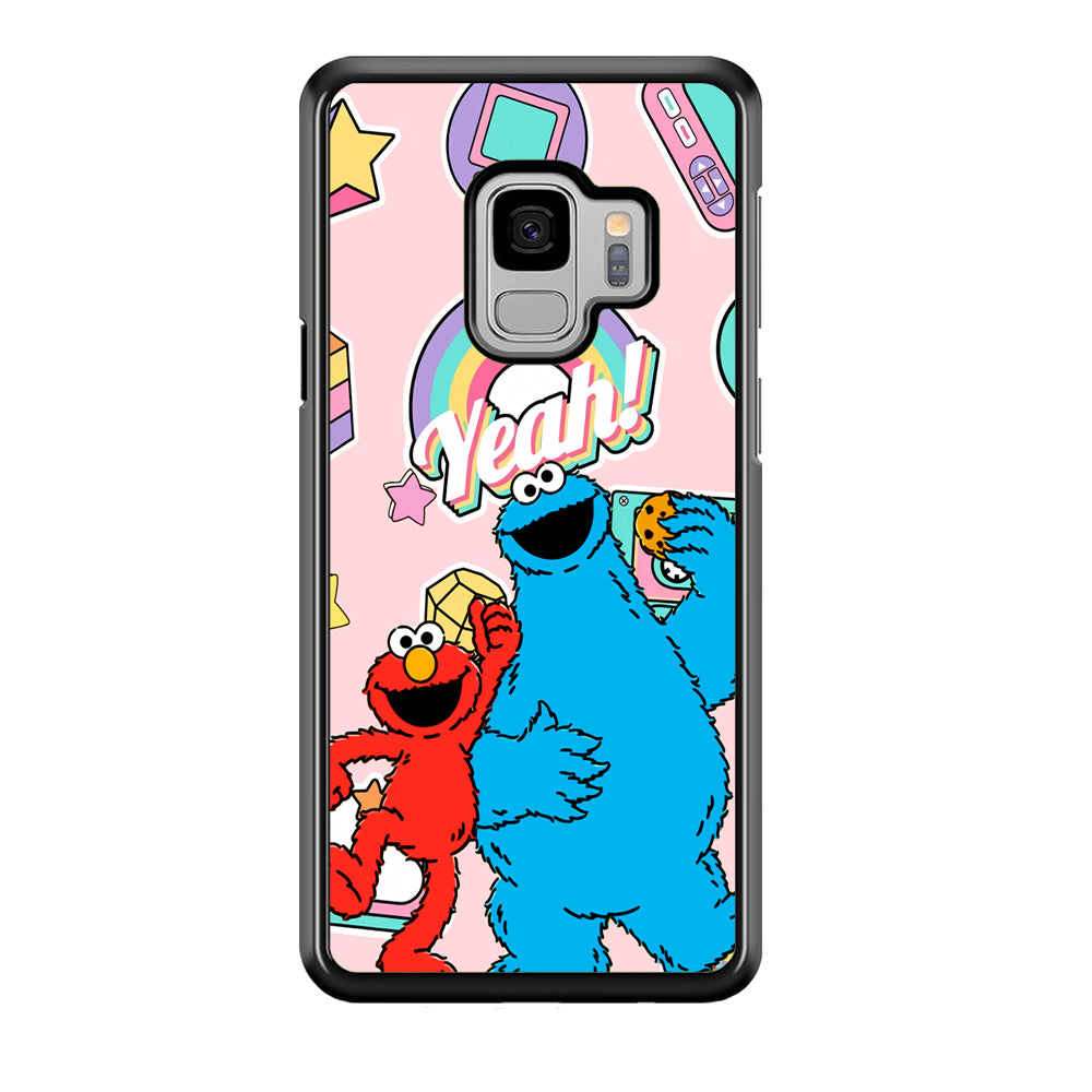 Elmo And Cookie Vintage Style Samsung Galaxy S9 Case