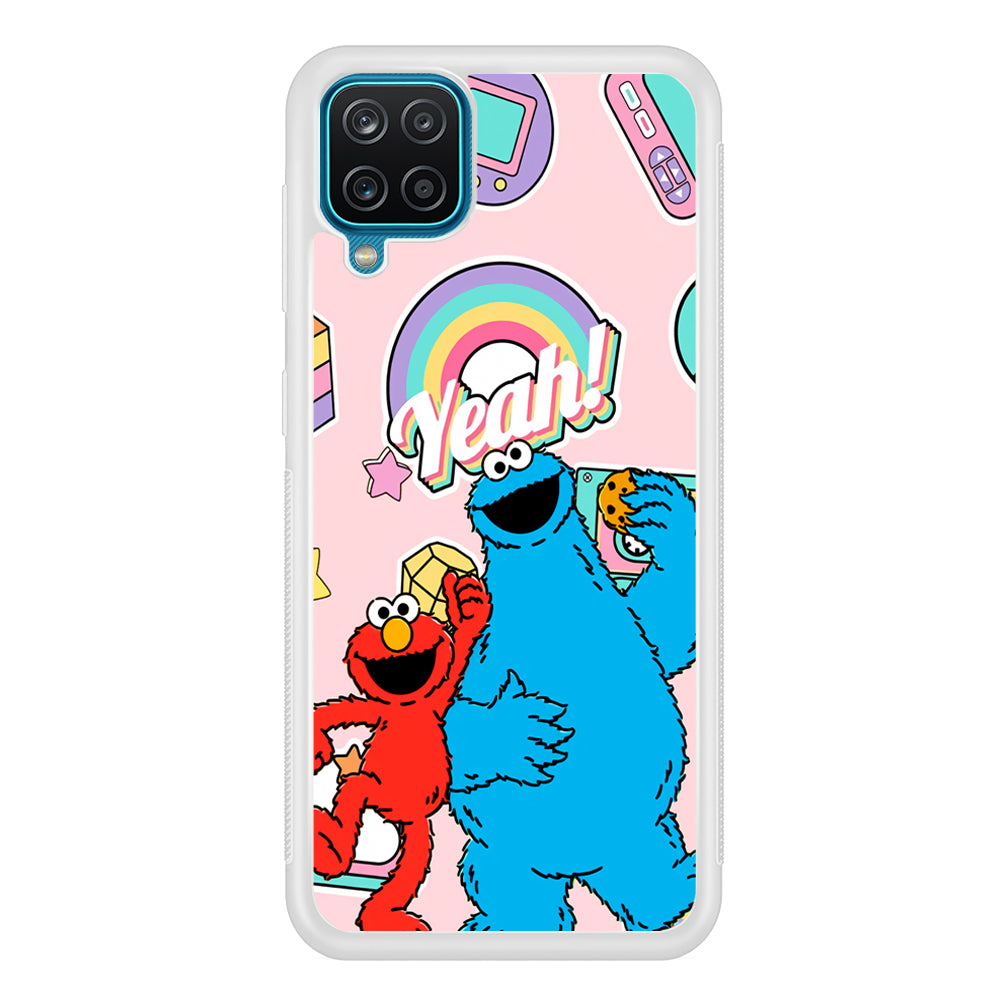 Elmo And Cookie Vintage Style Samsung Galaxy A12 Case