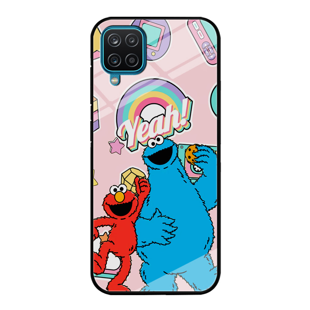 Elmo And Cookie Vintage Style Samsung Galaxy A12 Case