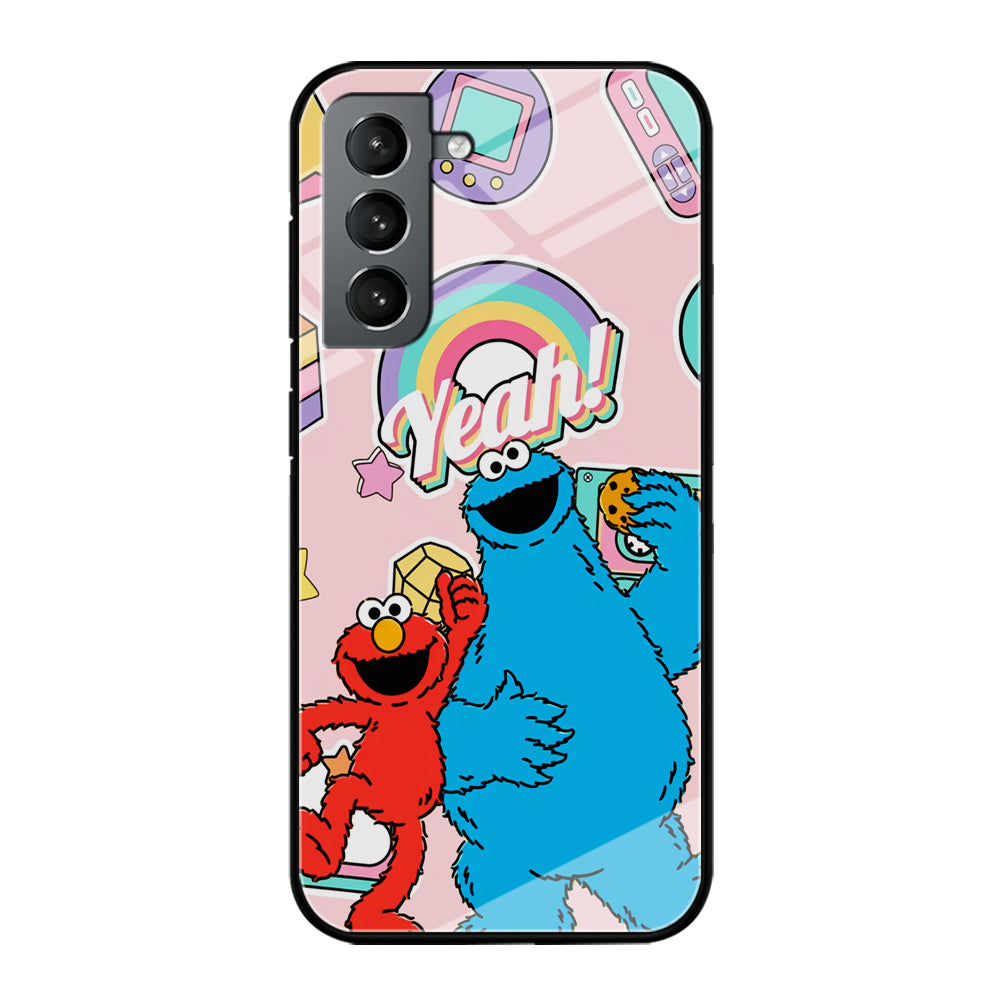 Elmo And Cookie Vintage Style Samsung Galaxy S21 Plus Case