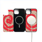 Endless Spiral Red Flow Magsafe iPhone Case