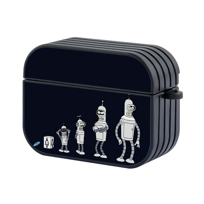 Evolution of Bender Futurama Hard Plastic Case Cover For Apple Airpods Pro