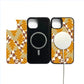 Falling Leaves Black Twig Spots Magsafe iPhone Case