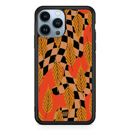 Falling Leaves Yellowish Lack of Water Magsafe iPhone Case