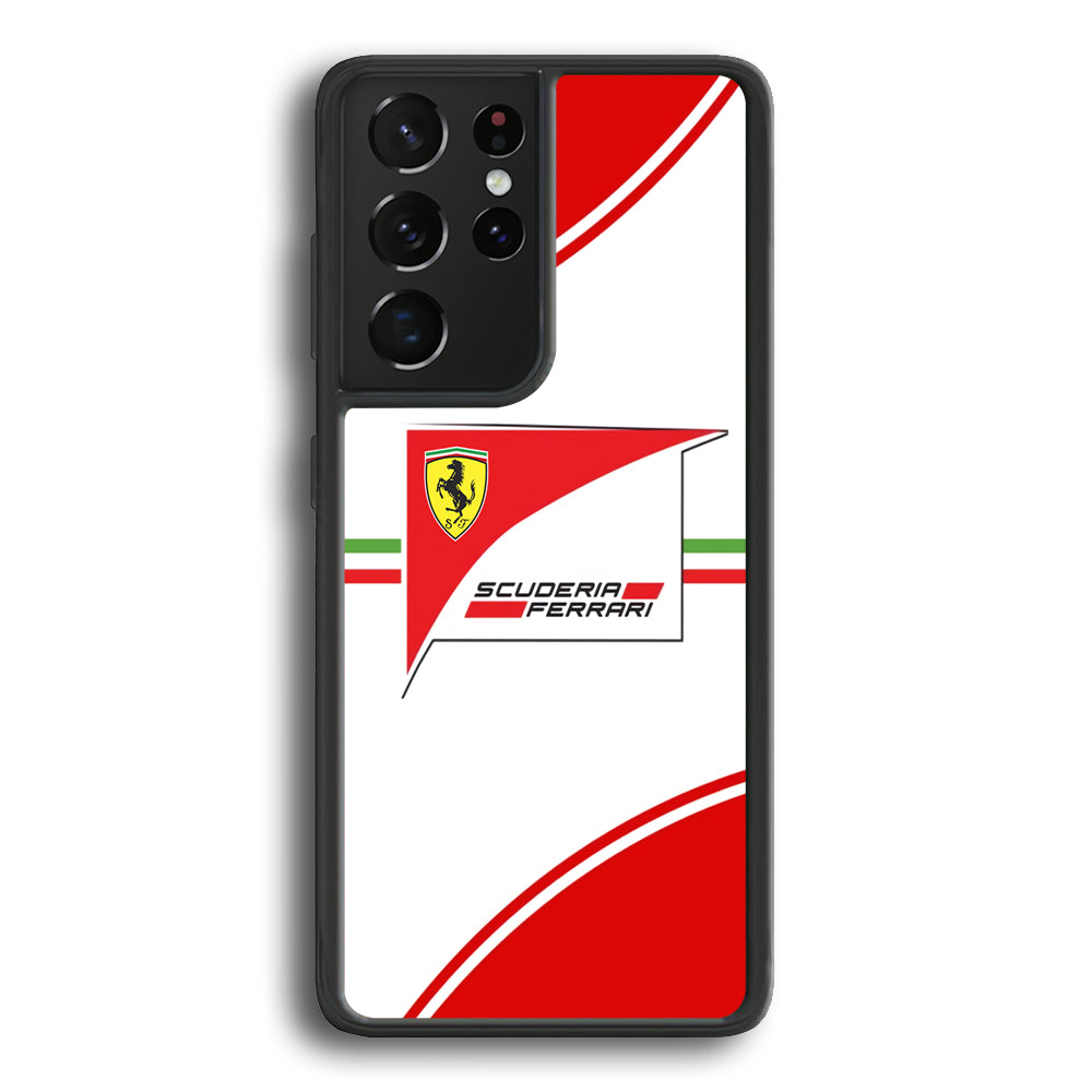 Ferrari Scuderia Italiano Samsung Galaxy S23 Ultra Case - Ezzystore