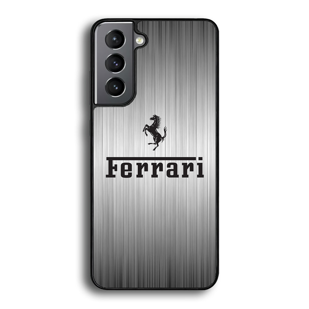 Ferrari Silver Grey Samsung Galaxy S24 Plus Case - Ezzystore