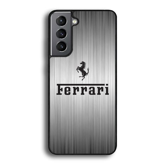 Ferrari Silver Grey Samsung Galaxy S22 Case - Ezzystore