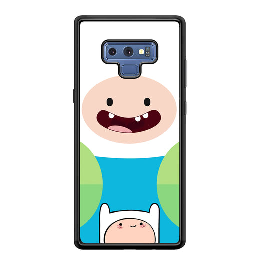 Fin Adventure Time Smiling Face Samsung Galaxy Note 9 Case