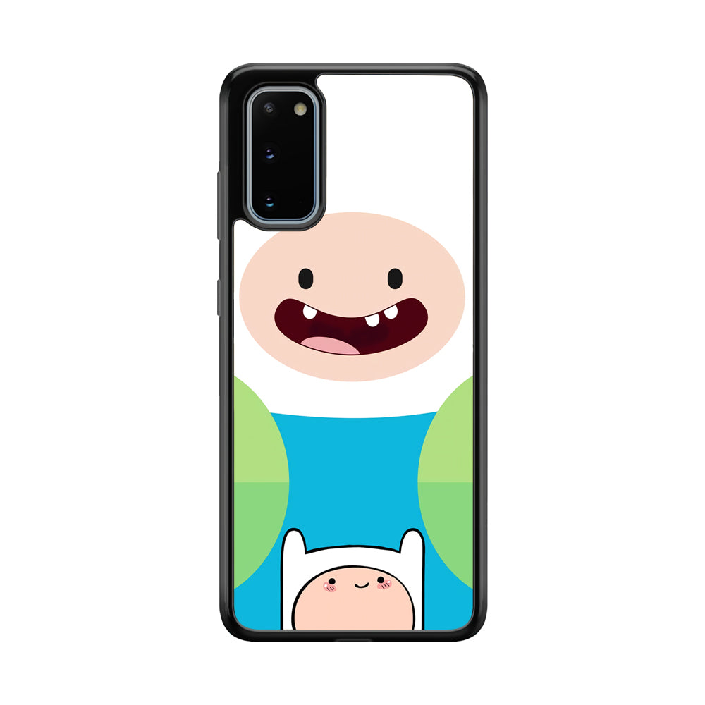 Fin Adventure Time Smiling Face Samsung Galaxy S20 Case