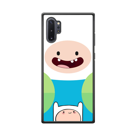 Fin Adventure Time Smiling Face Samsung Galaxy Note 10 Plus Case